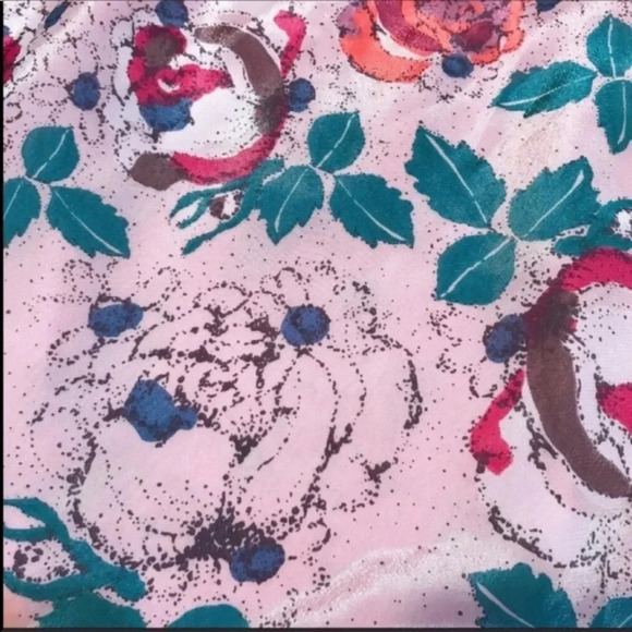 Peppermint Pink Floral Print Dress Size Large - Picture 4 of 9